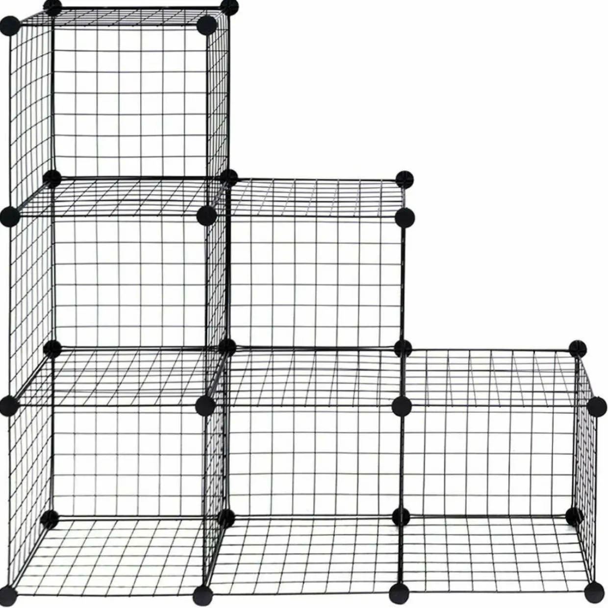 Wire Storage Cubes, Metal Grids Book Shelf