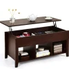 Wood Lift Top Coffee Table, Modern Coffee Table
