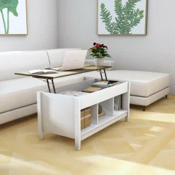Wood Lift Top Coffee Table, Modern Coffee Table