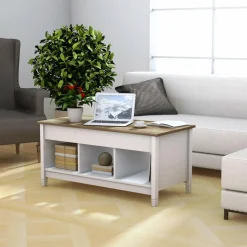 Wood Lift Top Coffee Table, Modern Coffee Table